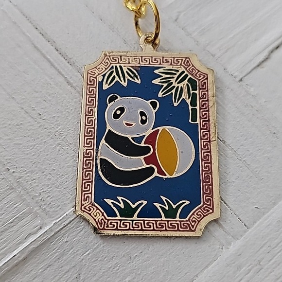 Lot of Four Vintage Keychains Three Panda's and One Cat - Picture 5 of 7